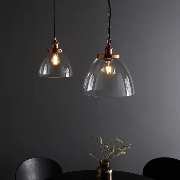 Hansen Grand Pendant in Aged Copper