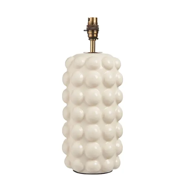 Bobble White Table Lamp Base Only