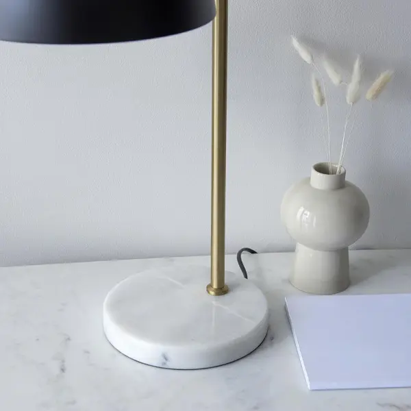 Buchanan Black & Brass Table Lamp