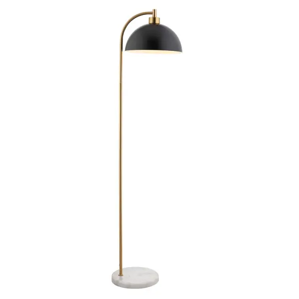 Buchanan Black & Brass Floor Lamp