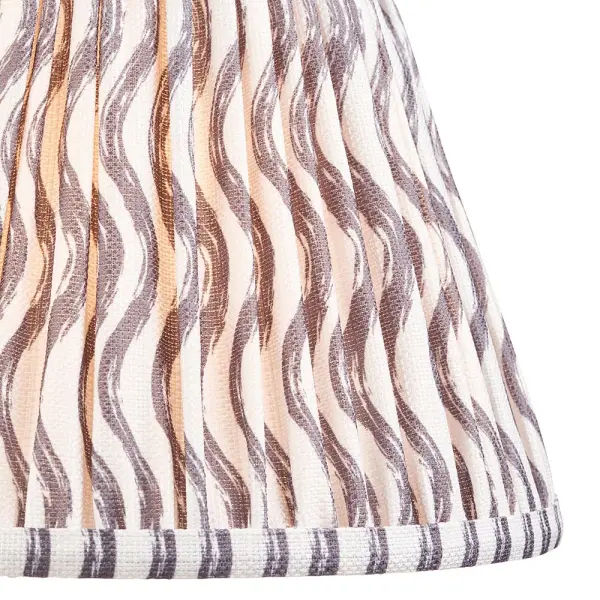 Ripple 250mm Pearl Grey Tapered Shade