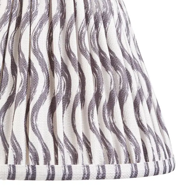 Ripple 250mm Pearl Grey Tapered Shade