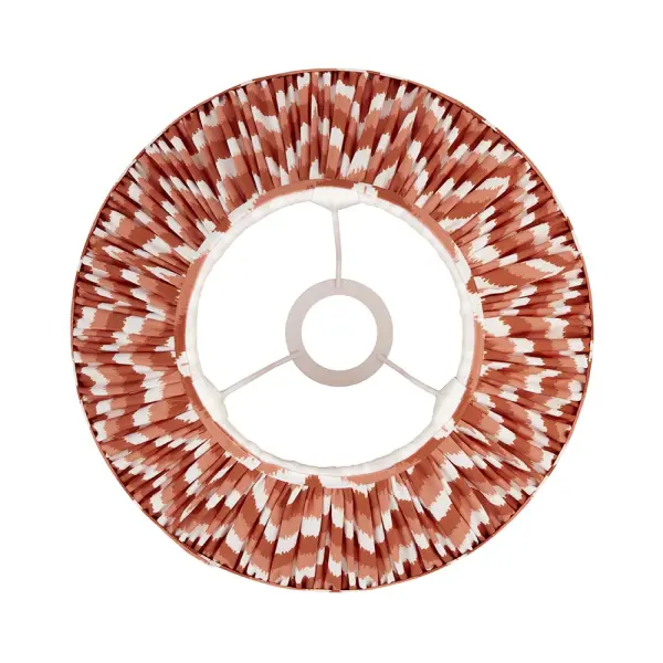 Zigzag 300mm Apricot Tapered Shade