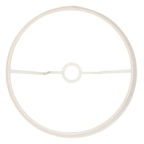 Ivy Tapered Almond White 400mm Shade