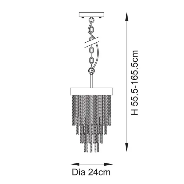 Anistoria Single Brass Pendant