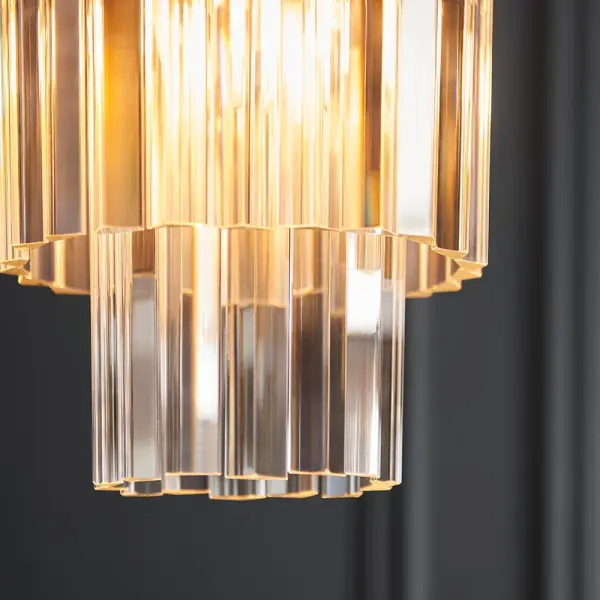 Conaston Single Pendant in Brass