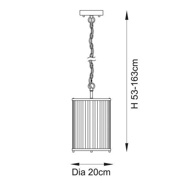 Ridetgon Single Antique Brass Pendant