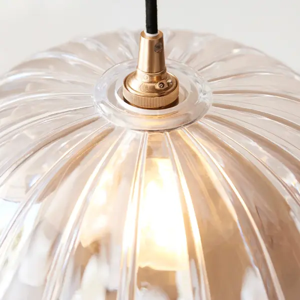 Camellia Easyfit Scalloped Glass Shade at 297mm