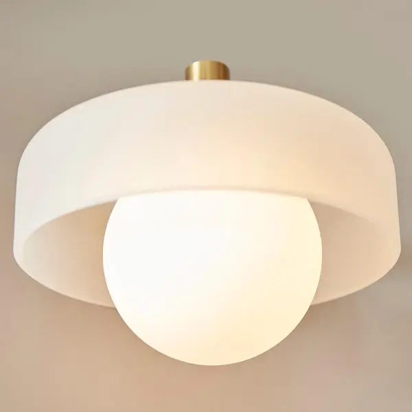 Boss Wall Fitting in Brushed Brass