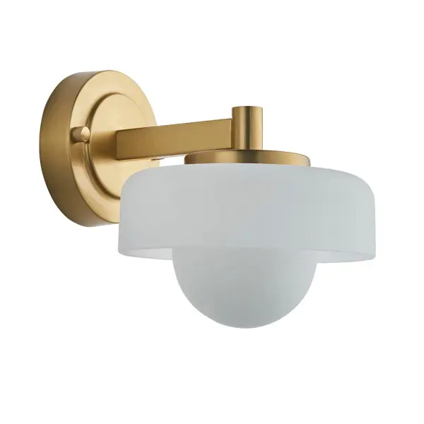 Boss Wall Fitting in Brushed Brass