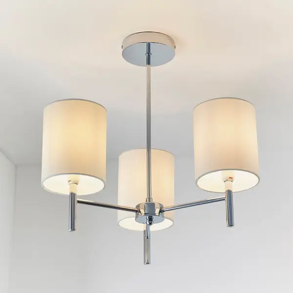 Brio 3-Light Polished Chrome Fitting