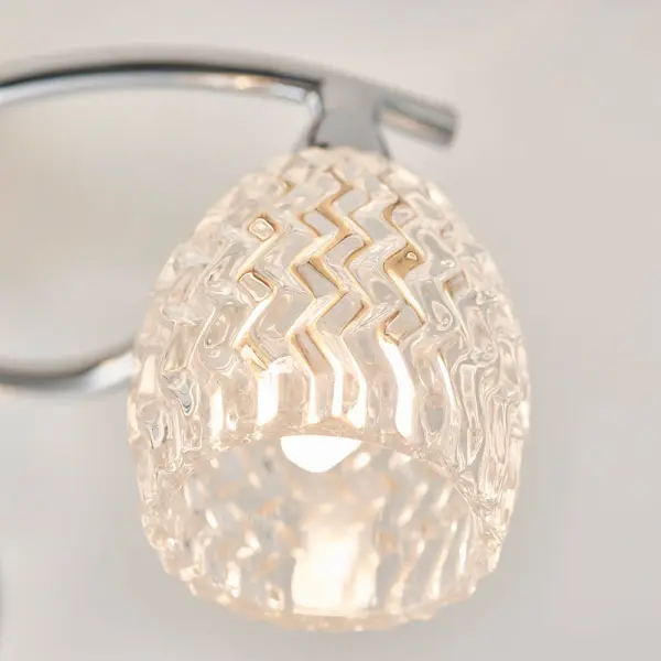 Boyer 3 Light Chrome Semi Flush