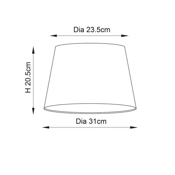 Cici 12 inch Shade Ivory