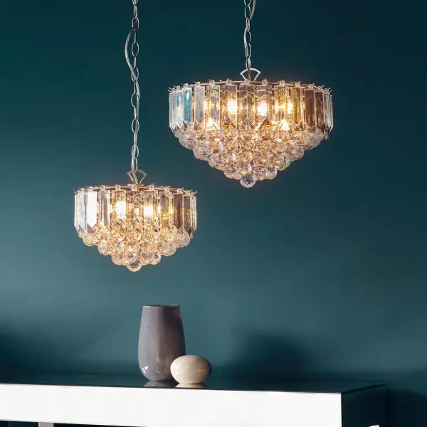 Fargo 3 Light Chrome Pendant