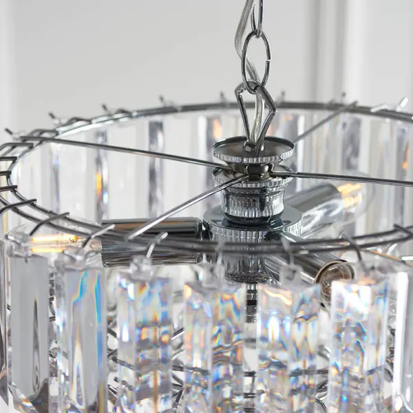 Fargo 3 Light Chrome Pendant