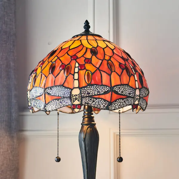 Dragonfly Flame Small Table Lamp