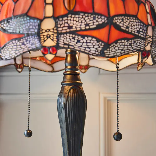 Dragonfly Flame Small Table Lamp