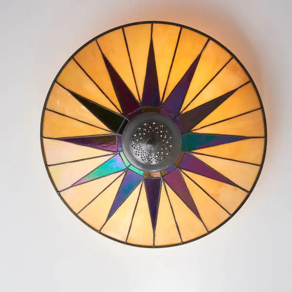 Dark Star Large 2 Light Flush