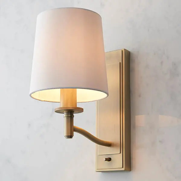 Ortona Antique Brass Wall Light