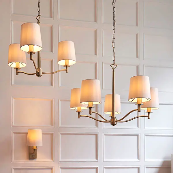 Ortona Antique Brass Wall Light