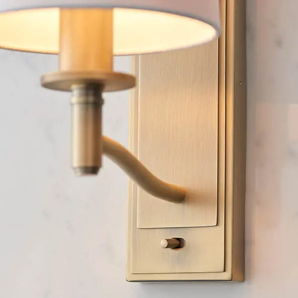 Ortona Antique Brass Wall Light