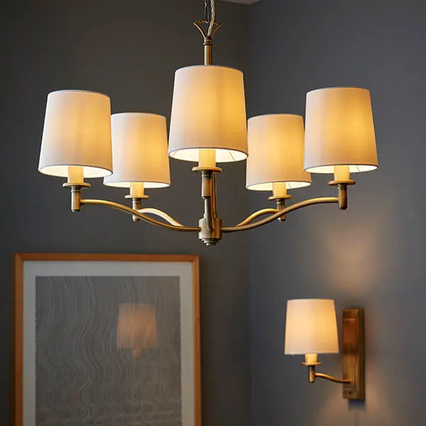 Ortona Antique Brass Wall Light