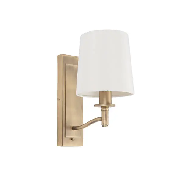 Ortona Antique Brass Wall Light