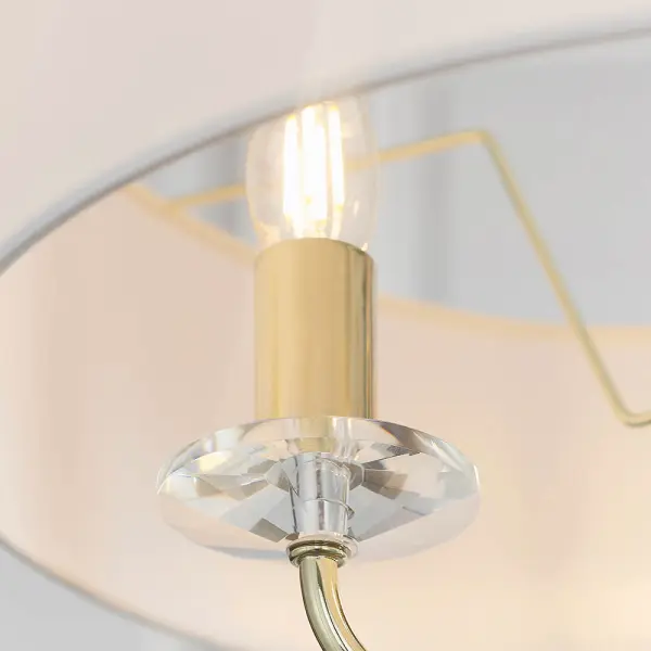 Nixon 3 Light Brass Pendant