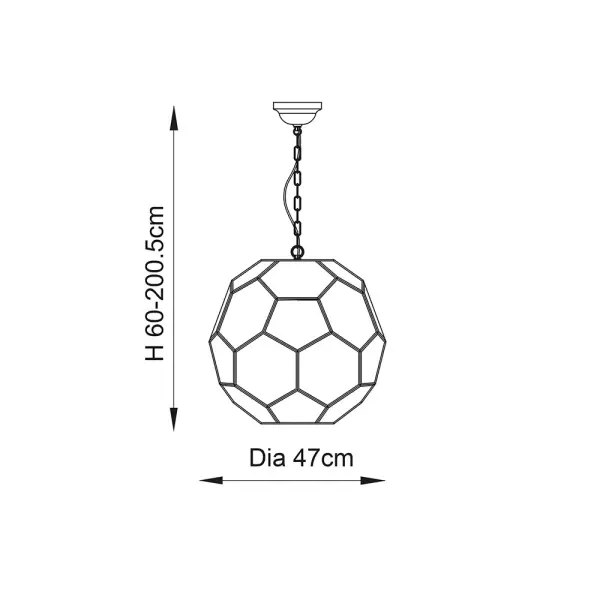 Miele 3 Light Pendant 40W