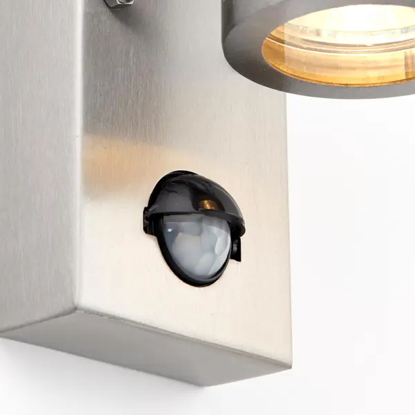 Palin Stainless Steel PIR Up & Down Wall Light IP44