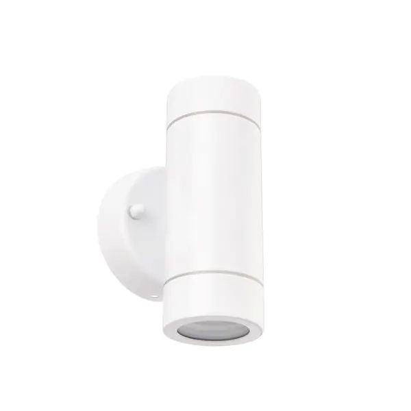 Palin White Up & Down Wall Light IP44