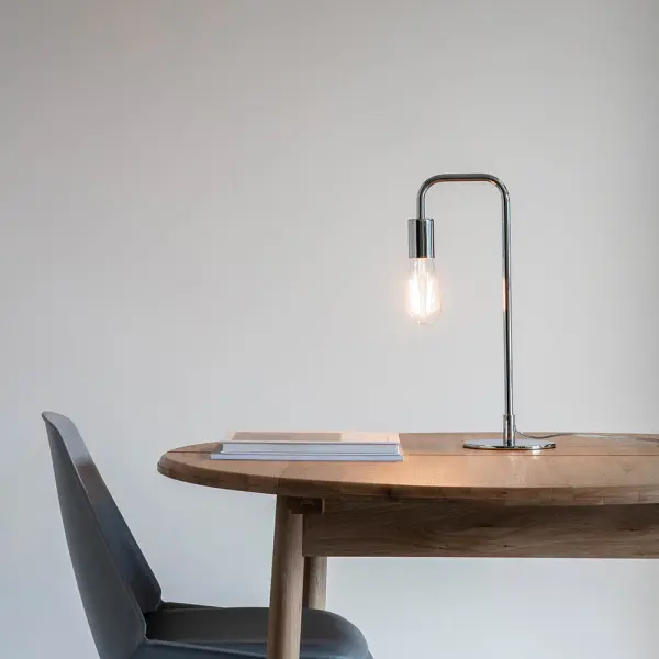 Rubens Table Lamp in Polished Chrome