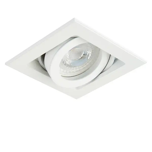 Single Xeno Downlight in Matt White
