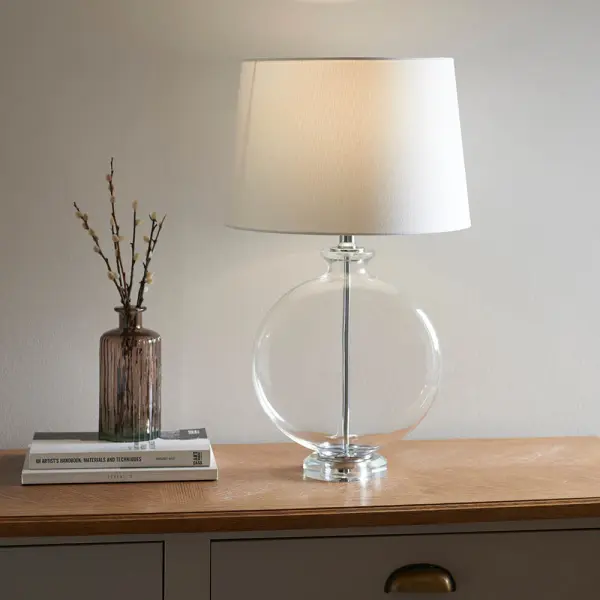 Gideon Polished Nickel Table Lamp