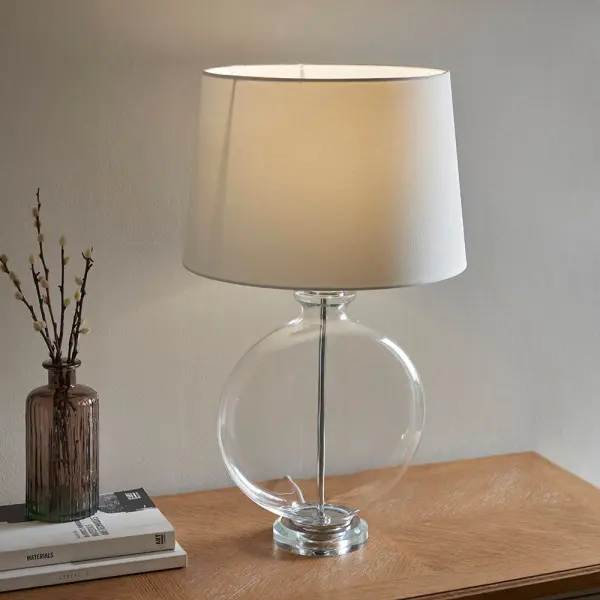Gideon Polished Nickel Table Lamp