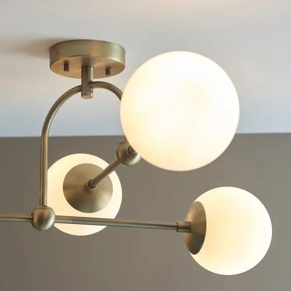 Opal 4 Light Semi Flush