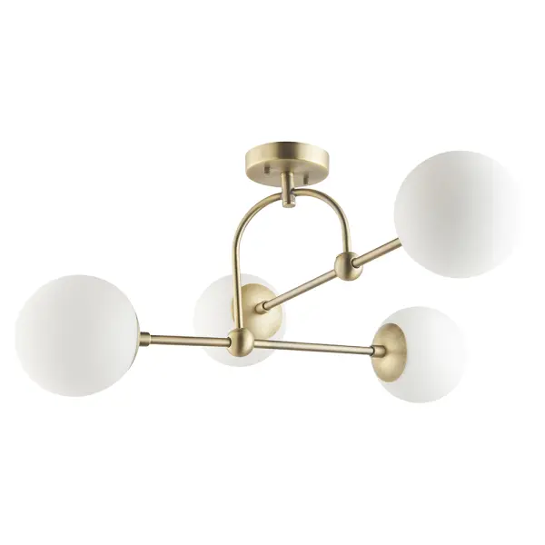 Opal 4 Light Semi Flush