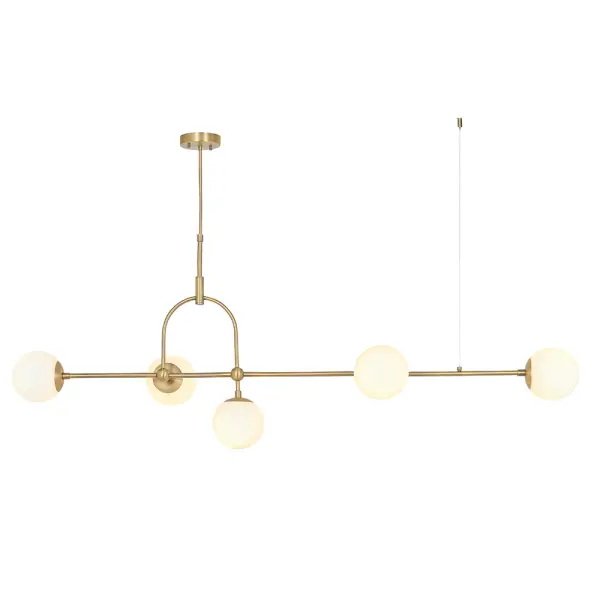 Opal 5 Light Linear Pendant