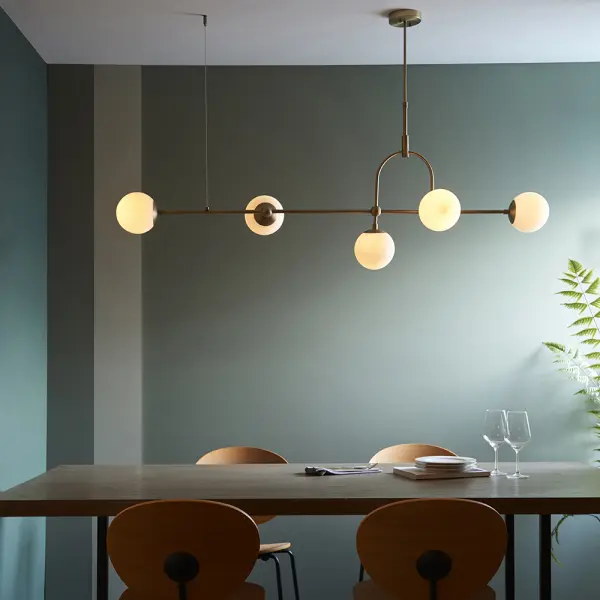Opal 5 Light Linear Pendant