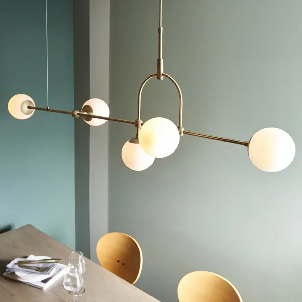 Opal 5 Light Linear Pendant