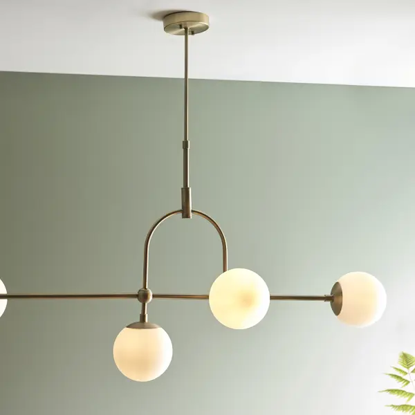 Opal 5 Light Linear Pendant