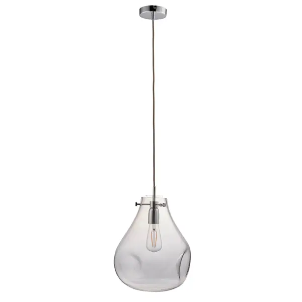Utopia Glass Pendant with Dimpled Finish