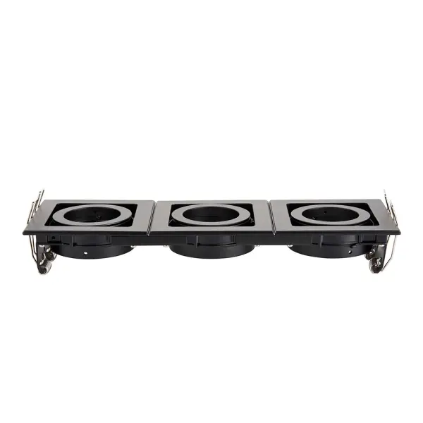 Xeno Triple Downlight in Matt Black