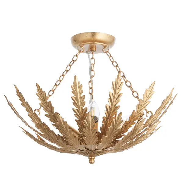 Delphine Gold Leaf Flush Fitting