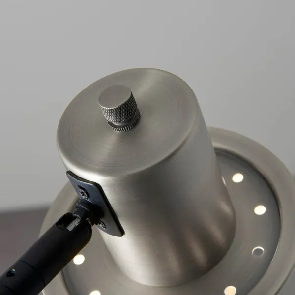 Mayfield Brushed Silver Floor Lamp