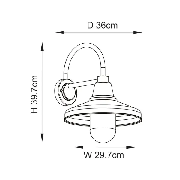 Farmhouse Outdoor Wall Light IP44