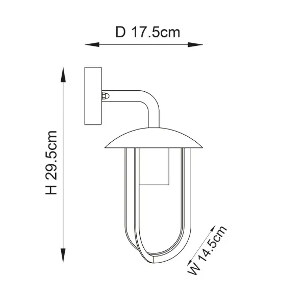 Quinn Outdoor Wall Light IP44