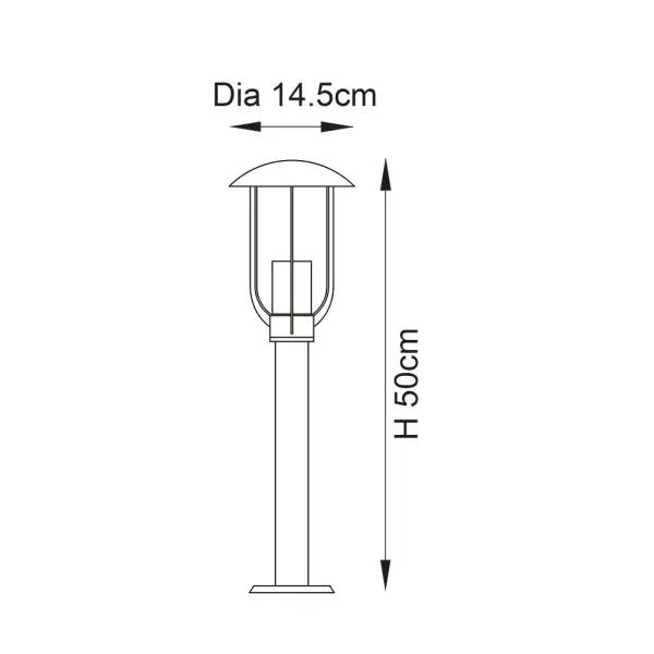 Quinn Outdoor Post IP44