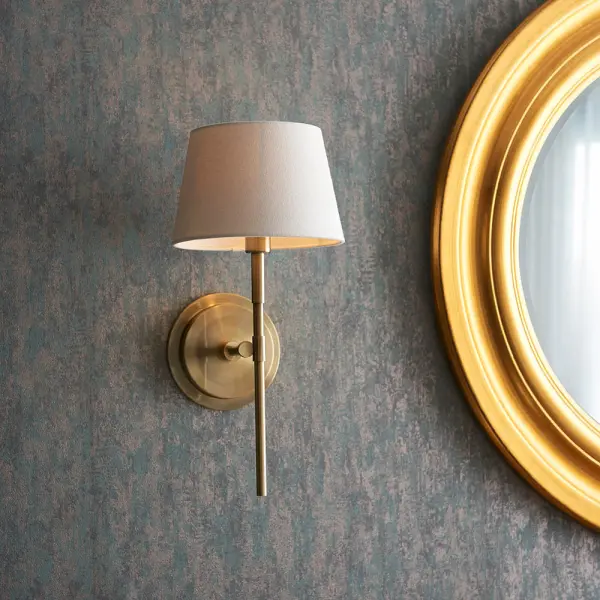 Rennes Wall Fitting in Antique Brass Bracket Only