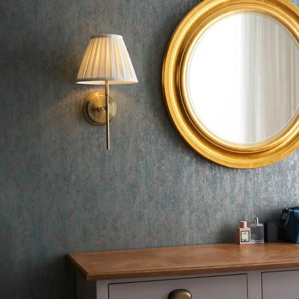 Rennes Wall Fitting in Antique Brass Bracket Only
